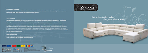 Zonalo Sofa Catalog Design