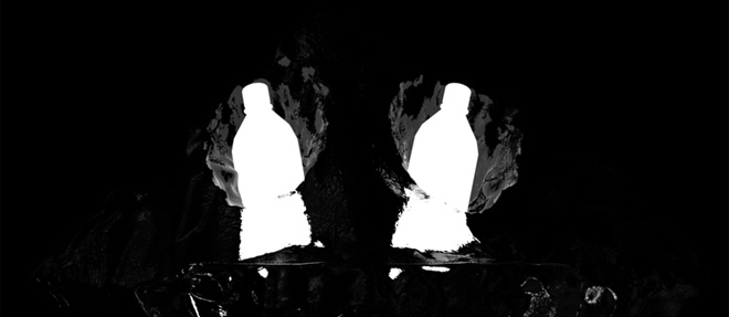  3D Ice Berg - Bottle mask layer 